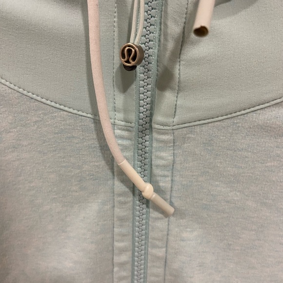 Lululemon Full Zip Scuba Size 6 In Heathered Frosty - Picture 8 of 9